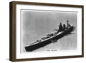 Battleship HMS Nelson, 1937-null-Framed Giclee Print