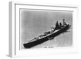 Battleship HMS Nelson, 1937-null-Framed Giclee Print