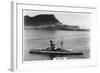 Battleship HMS Revenge Off Gilbralter, 1937-null-Framed Giclee Print