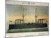 Battleship Lepanto, Colour, Italy, 19th Century-null-Mounted Giclee Print