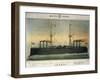 Battleship Lepanto, Colour, Italy, 19th Century-null-Framed Giclee Print