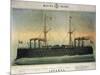 Battleship Lepanto, Colour, Italy, 19th Century-null-Mounted Giclee Print