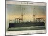 Battleship Lepanto, Colour, Italy, 19th Century-null-Mounted Giclee Print