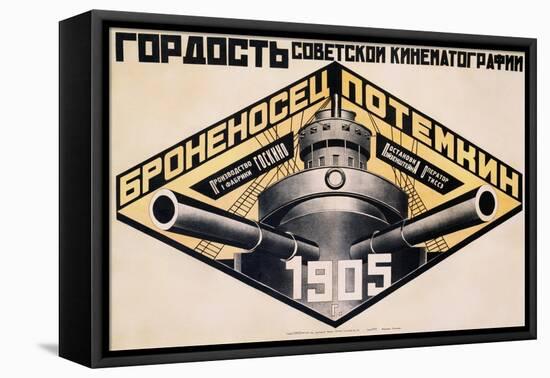 Battleship Potemkin 1905 Poster-Alexander Rodchenko-Framed Stretched Canvas