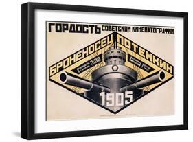 Battleship Potemkin 1905 Poster-Alexander Rodchenko-Framed Giclee Print