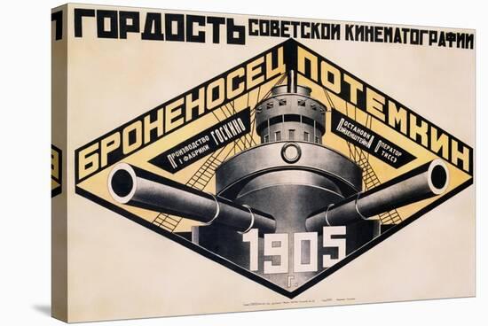 Battleship Potemkin 1905 Poster-Alexander Rodchenko-Stretched Canvas