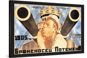 Battleship Potemkin 1905-Anton Lavinsky-Stretched Canvas