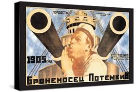 Battleship Potemkin 1905-Anton Lavinsky-Stretched Canvas