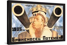 Battleship Potemkin 1905-Anton Lavinsky-Stretched Canvas