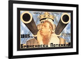 Battleship Potemkin 1905-Anton Lavinsky-Framed Premium Giclee Print