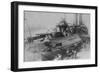 Battleship Tsarevich Docked at Port of New York-null-Framed Art Print