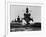 Battleship USS Pennsylvania Is Followed by Three Cruisers-null-Framed Photo