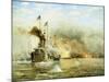 Battleships at War-James Gale Tyler-Mounted Giclee Print