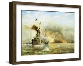 Battleships at War-James Gale Tyler-Framed Giclee Print