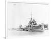 Battleships in Harbor-null-Framed Photographic Print