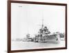 Battleships in Harbor-null-Framed Photographic Print