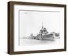 Battleships in Harbor-null-Framed Photographic Print