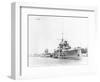 Battleships in Harbor-null-Framed Photographic Print