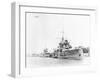 Battleships in Harbor-null-Framed Photographic Print