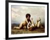 Battling Boys, 1889-Leon Bazile Perrault-Framed Giclee Print