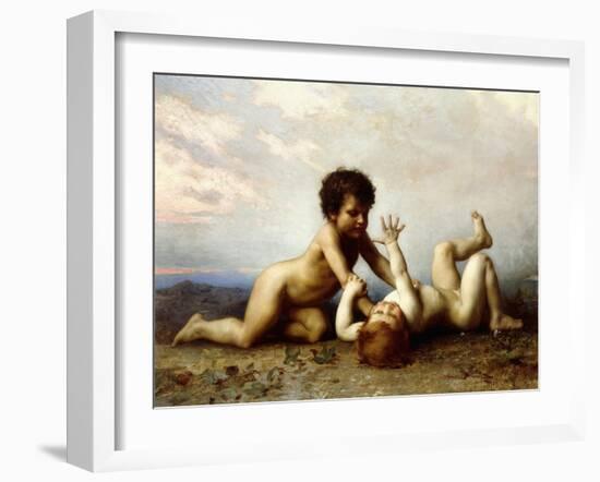 Battling Boys, 1889-Leon Bazile Perrault-Framed Giclee Print