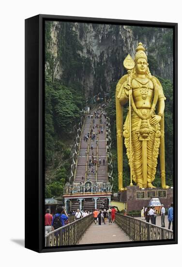 Batu Caves, Gombak, Malaysia, Southeast Asia, Asia-Jochen Schlenker-Framed Stretched Canvas