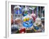 Baubles for Sale in Colmar Christmas Market.-Jon Hicks-Framed Photographic Print