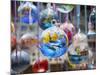 Baubles for Sale in Colmar Christmas Market.-Jon Hicks-Mounted Photographic Print