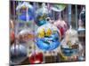 Baubles for Sale in Colmar Christmas Market.-Jon Hicks-Mounted Photographic Print