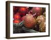 Baubles for Sale in the Viennese Christmas Market, Vienna, Austria.-Jon Hicks-Framed Photographic Print