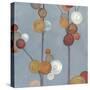 Baubles in Paprika I-Margaret Ferry-Stretched Canvas