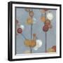 Baubles in Paprika I-Margaret Ferry-Framed Art Print