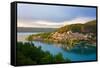 Bauduen Village, Lac De Sainte-Croix, Gorges Du Verdon, France, Europe-Peter Groenendijk-Framed Stretched Canvas