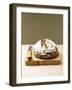 Bauernbrot (German Farm Bread) on Wooden Board with Knife-Jost Hiller-Framed Photographic Print