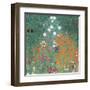 Bauerngarten-unknown Klimt-Framed Art Print