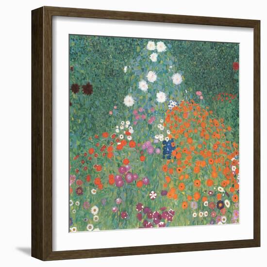 Bauerngarten-unknown Klimt-Framed Art Print
