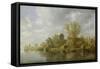 Bauerngehoefte Am Fluss, 1636-Jan Van Goyen-Framed Stretched Canvas