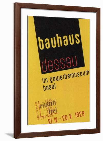 Bauhaus, 1929-null-Framed Giclee Print