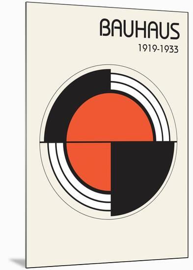 Bauhaus 1-Design Fabrikken-Mounted Art Print