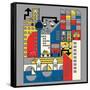 Bauhaus Berlin-null-Framed Stretched Canvas