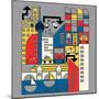 Bauhaus Berlin-null-Mounted Giclee Print