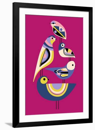 Bauhaus Birds-null-Framed Giclee Print