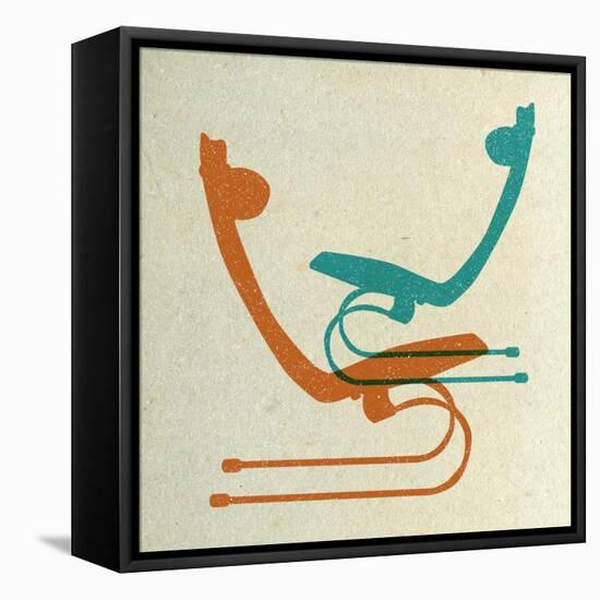 Bauhaus Chairs II-Anita Nilsson-Framed Stretched Canvas