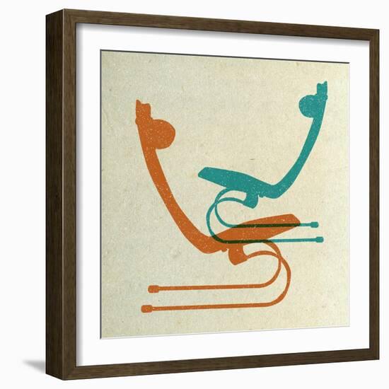 Bauhaus Chairs II-Anita Nilsson-Framed Art Print