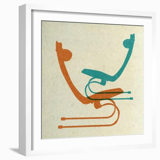 Bauhaus Chairs II-Anita Nilsson-Framed Art Print