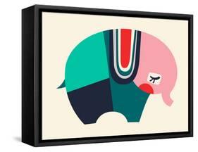 Bauhaus Elephant-null-Framed Stretched Canvas