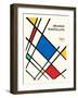 Bauhaus Geometric Design Retro-Retrodrome-Framed Photographic Print