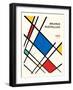 Bauhaus Geometric Design Retro-Retrodrome-Framed Photographic Print