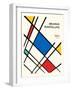 Bauhaus Geometric Design Retro-Retrodrome-Framed Photographic Print