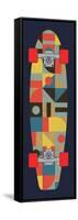 Bauhaus Skateboard-null-Framed Stretched Canvas